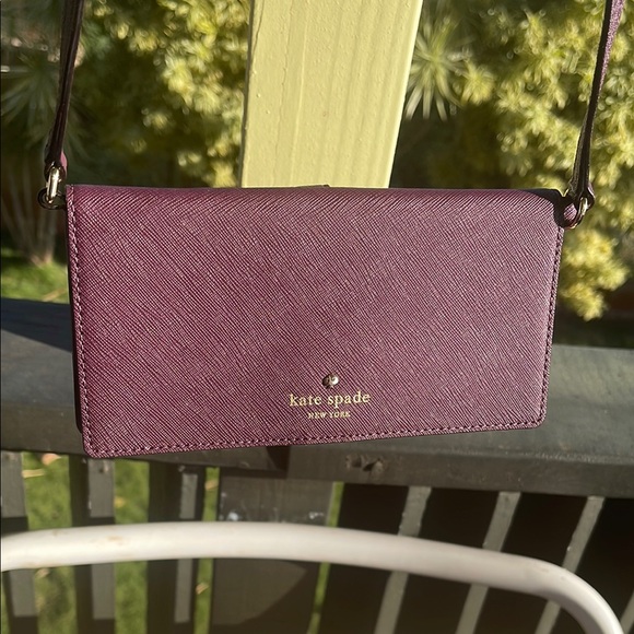 Kate Spade Purple Wallet with Flap Closure - Picture 4 of 4